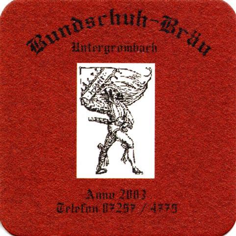 bruchsal ka-bw bundschuh quad 1a (185-bundschuh-schwarzbraun)